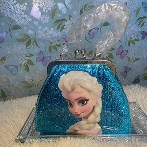 Disney Blue Glitter Character Bag